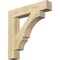 Ekena Millwork Balboa Block Rough Sawn Bracket, Douglas Fir, 4"W x 24"D x 24"H BKT04X24X24BOA05RDF - alternate 1